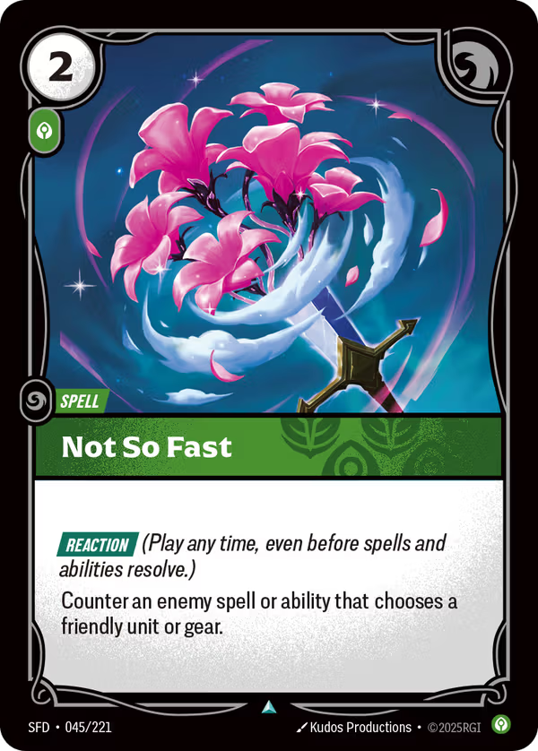 Not So Fast [SFD-045/221] [Spiritforged]