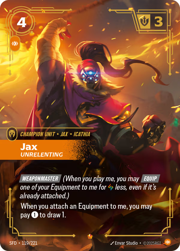Jax, Unrelenting [SFD-119/221] [Spiritforged]