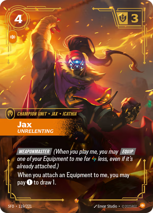 Jax, Unrelenting [SFD-119/221] [Spiritforged]