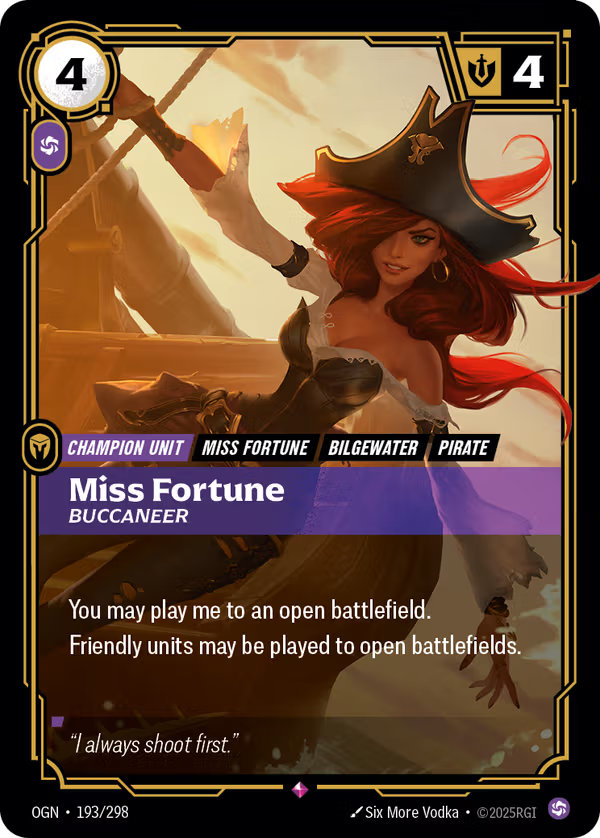 Miss Fortune, Buccaneer [OGN-193/298] [Origins]