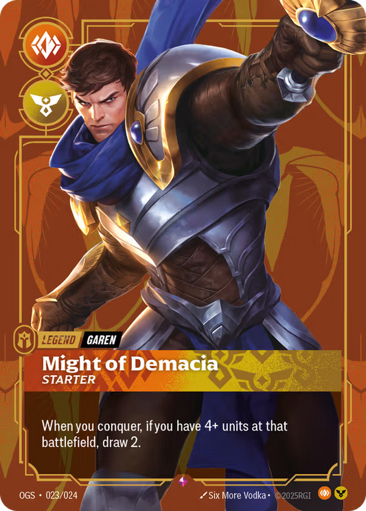 Might of Demacia - Starter [OGS-023/024] [Origins Proving Grounds]