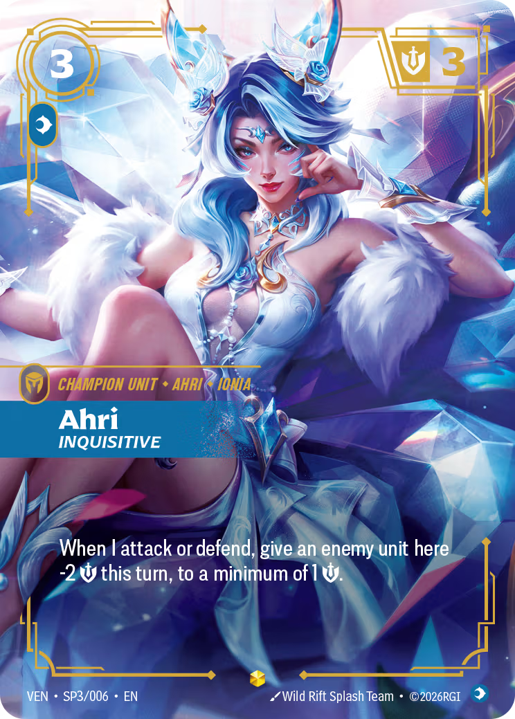 Ahri, Inquisitive [VEN-SP3/006] [Vendetta]