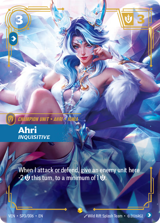 Ahri, Inquisitive [VEN-SP3/006] [Vendetta]