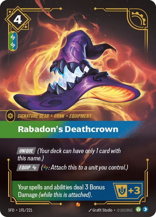 Rabadon's Deathcrown [SFD-191/221] [Spiritforged]