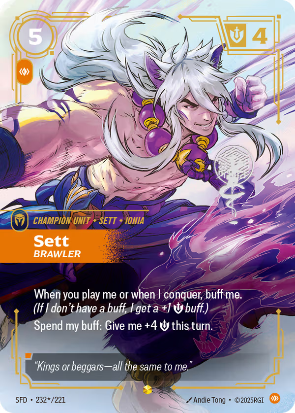 Sett, Brawler [SFD-232*/221] [Spiritforged]