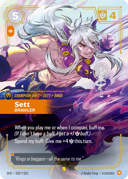Sett, Brawler [SFD-232*/221] [Spiritforged]