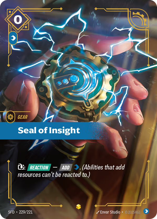 Seal of Insight [SFD-229/221] [Spiritforged]
