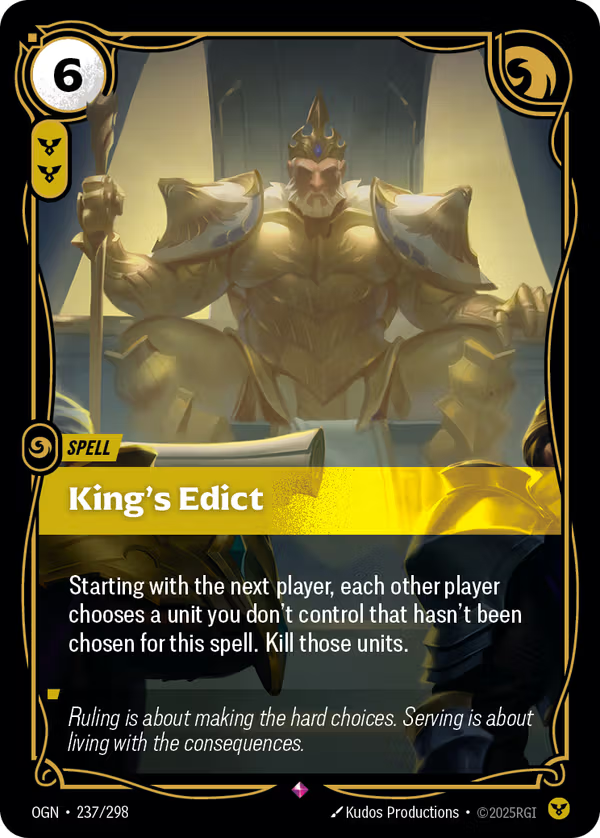King's Edict [OGN-237/298] [Origins]