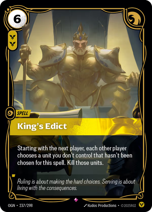 King's Edict [OGN-237/298] [Origins]