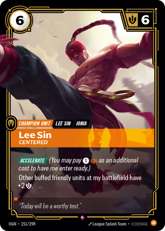Lee Sin, Centered [OGN-151/298] [Origins]