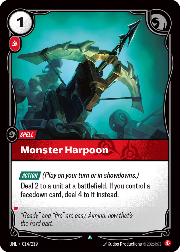 Monster Harpoon [UNL-014/219] [Unleashed]