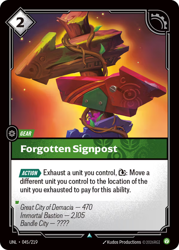 Forgotten Signpost [UNL-045/219] [Unleashed]