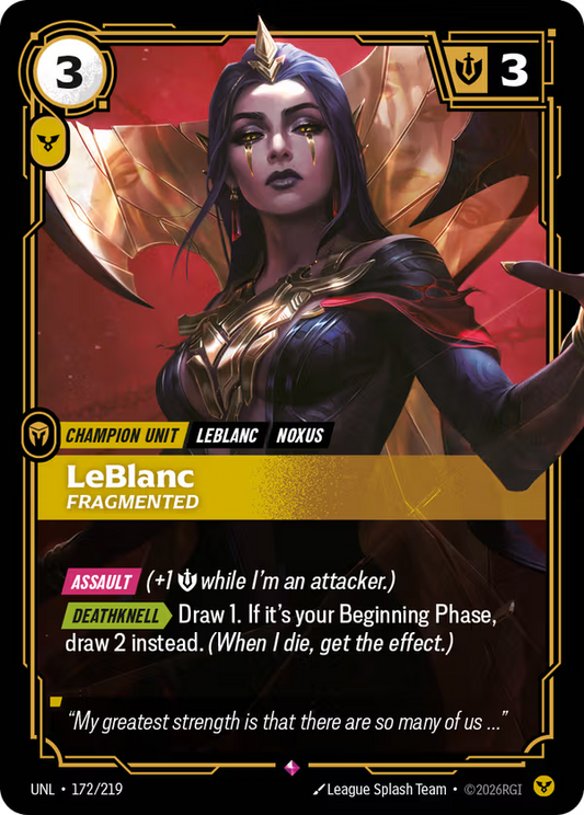 LeBlanc, Fragmented [UNL-172/219] [Unleashed]