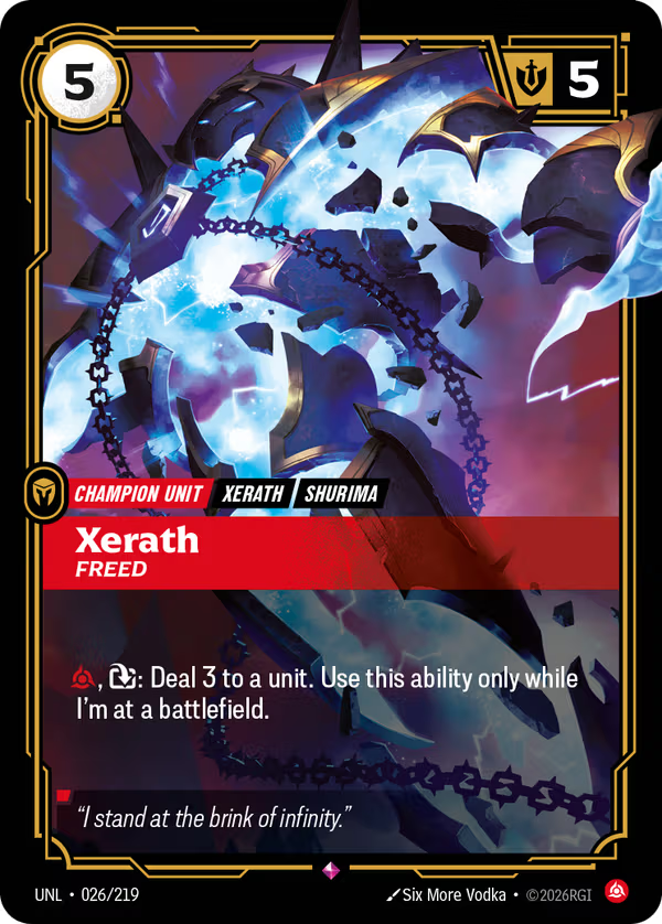 Xerath, Freed [UNL-026/219] [Unleashed]