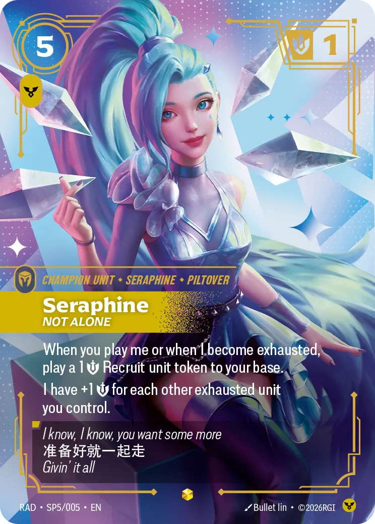 Seraphine, Not Alone [RAD-SP5/005] [Radiance]
