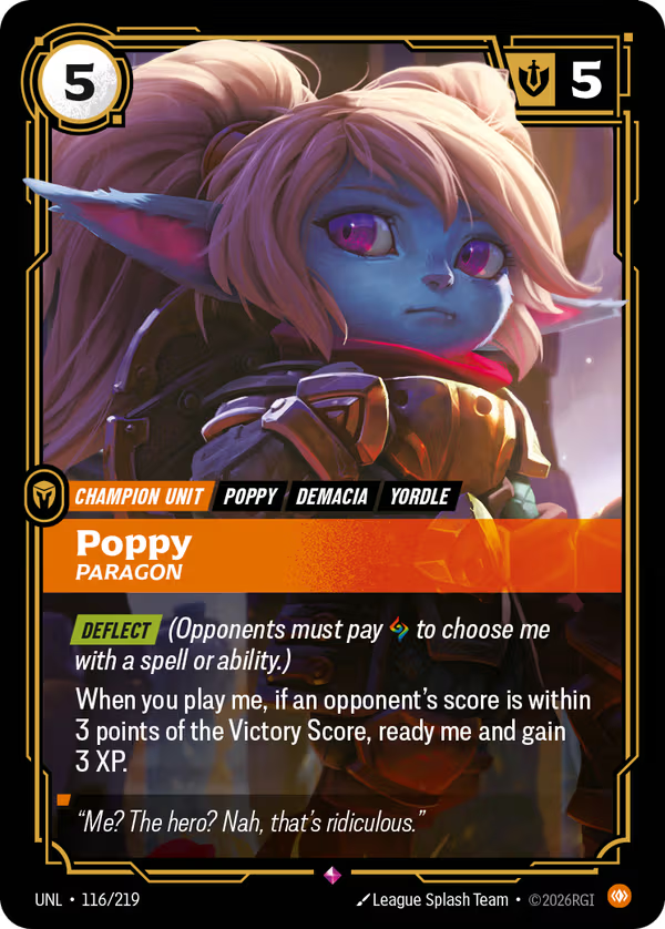 Poppy, Paragon [UNL-116/219] [Unleashed]