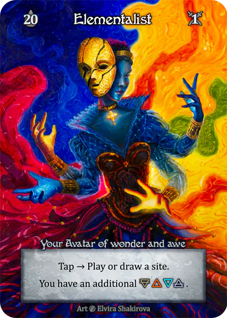 (FOIL) Elementalist - Beta* - NM