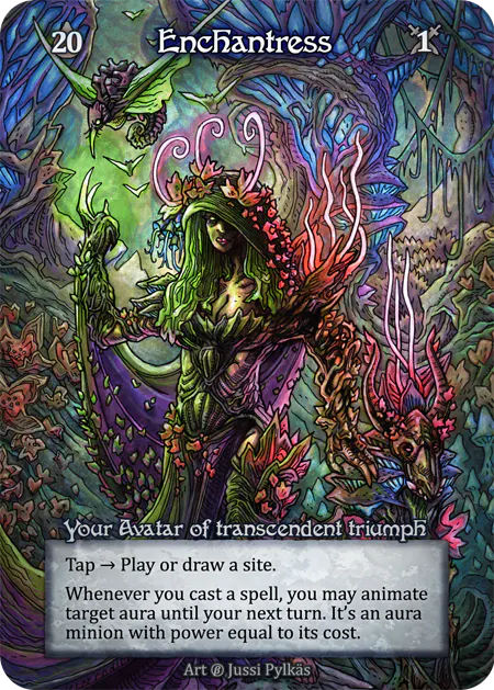 (FOIL) Enchantress - Beta* - NM