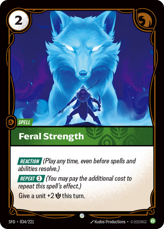 Feral Strength [SFD-034/221] [Spiritforged]