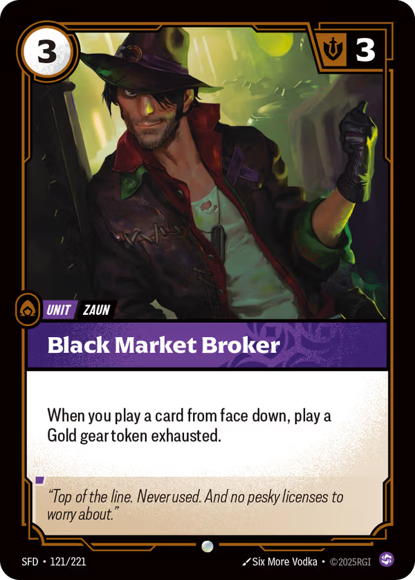 Black Market Broker [SFD-121/221] [Spiritforged]
