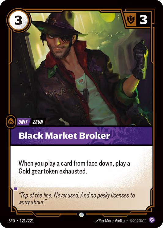 Black Market Broker [SFD-121/221] [Spiritforged]