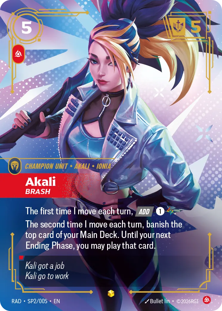 Akali, Brash [RAD-SP2/005] [Radiance]