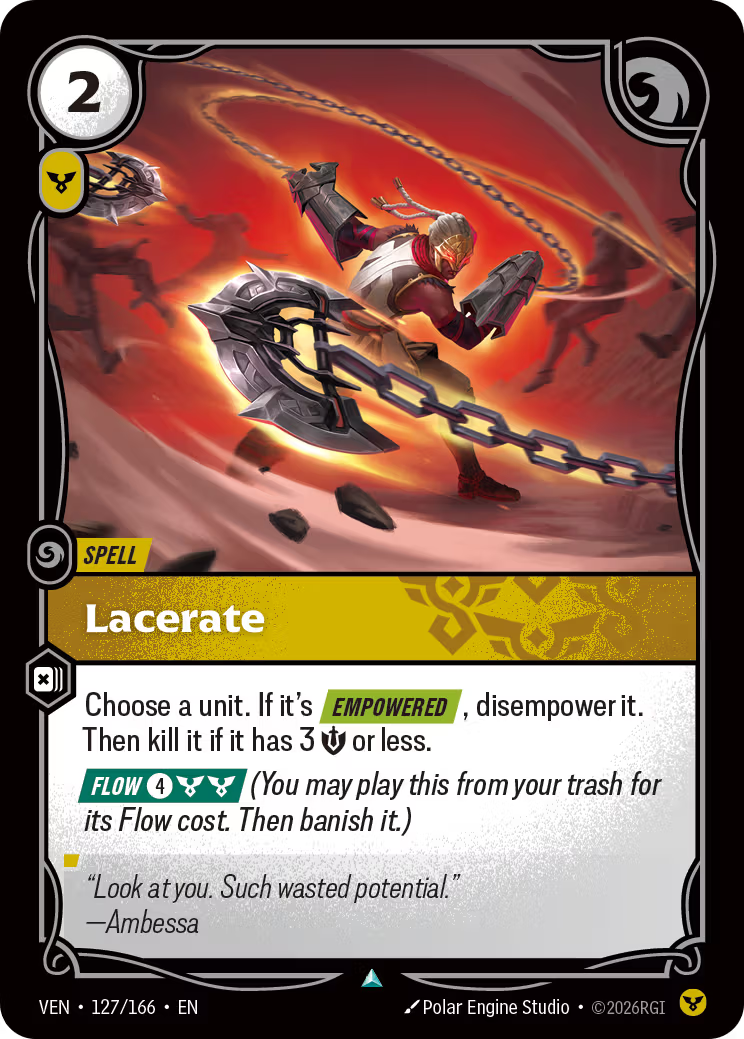 Lacerate [VEN-127/166] [Vendetta]