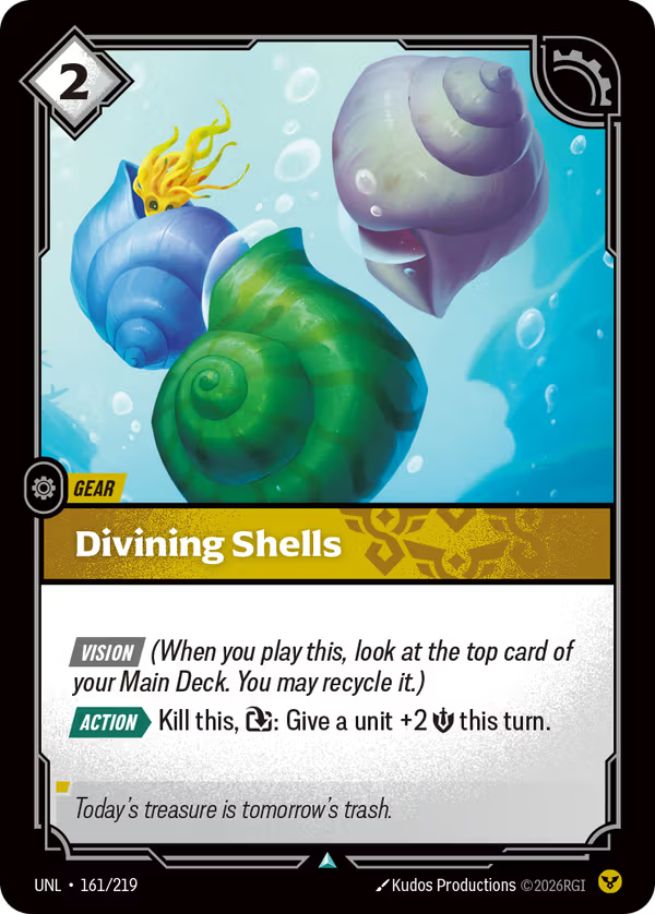 Divining Shells [UNL-161/219] [Unleashed]