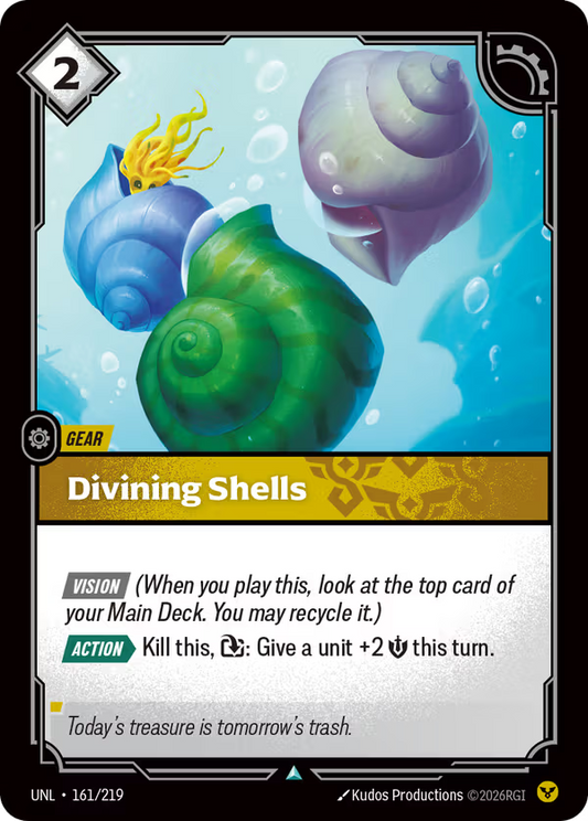 Divining Shells [UNL-161/219] [Unleashed] [Foil]