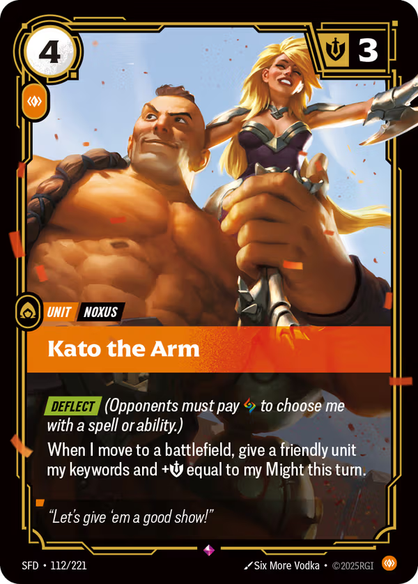 Kato the Arm [SFD-112/221] [Spiritforged]