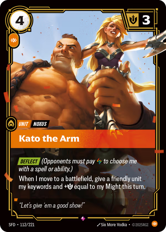 Kato the Arm [SFD-112/221] [Spiritforged]