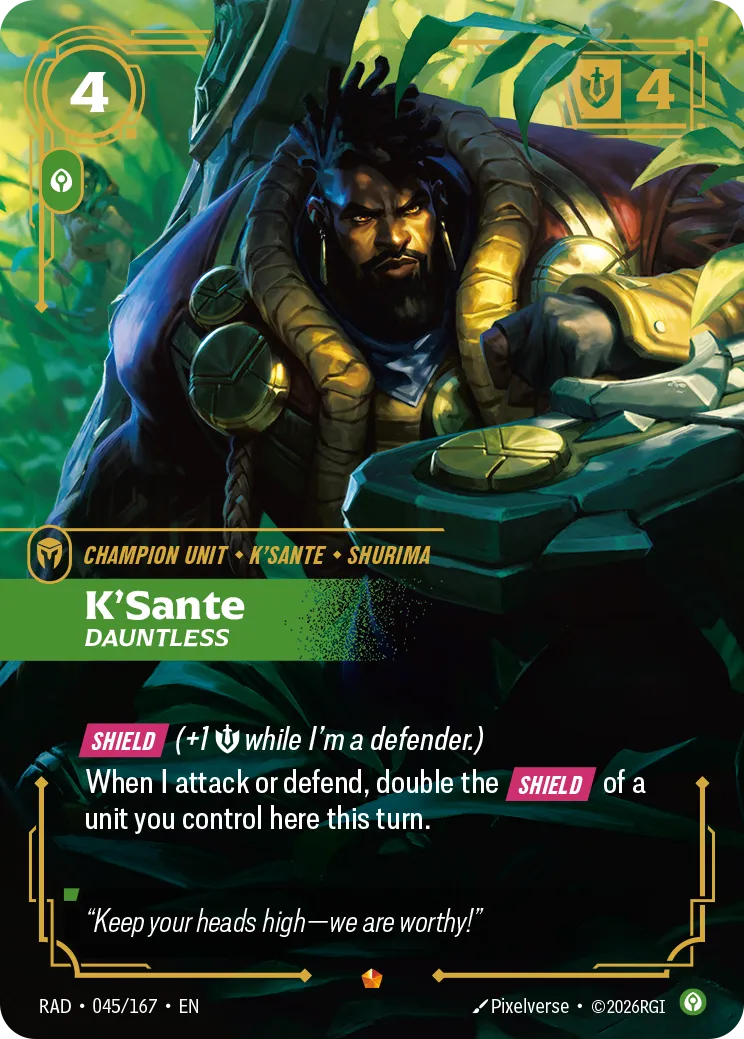 K'Sante, Dauntless [RAD-045/167] [Radiance]