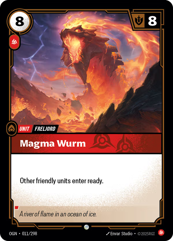 Magma Wurm [OGN-011/298] [Origins] [Foil]