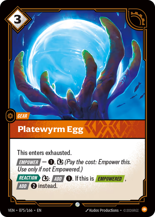 Platewyrm Egg [VEN-075/166] [Vendetta]