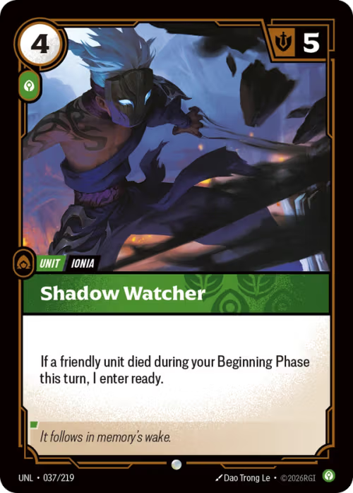Shadow Watcher [UNL-037/219] [Unleashed] [Foil]