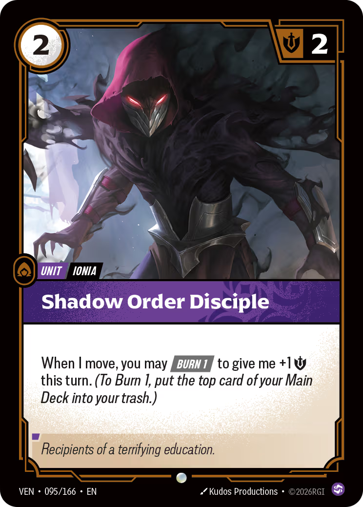 Shadow Order Disciple [VEN-095/166] [Vendetta]