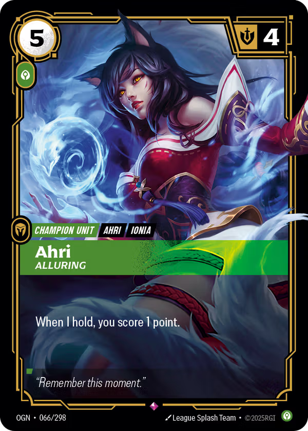 Ahri, Alluring [OGN-066/298] [Origins]