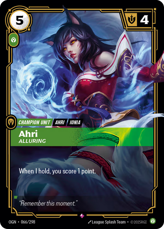 Ahri, Alluring [OGN-066/298] [Origins]
