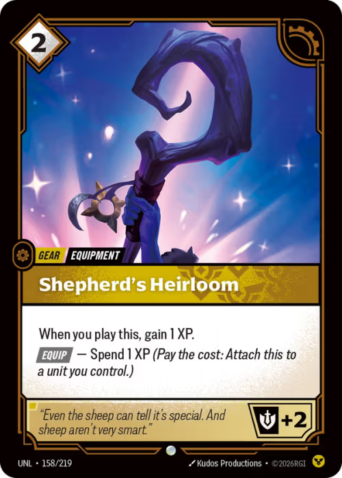 Shepherd's Heirloom [UNL-158/219] [Unleashed]