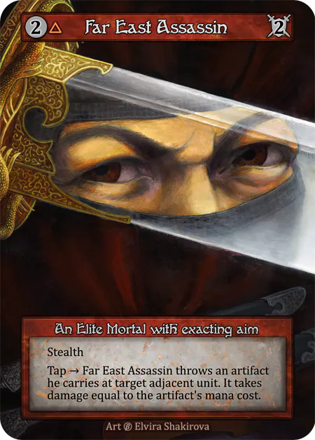(FOIL) Far East Assassin - Beta* - NM