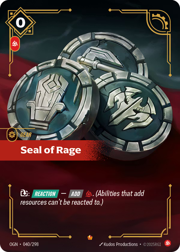 Seal of Rage [OGN-040/298] [Origins]