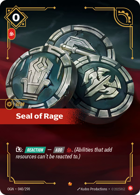 Seal of Rage [OGN-040/298] [Origins]