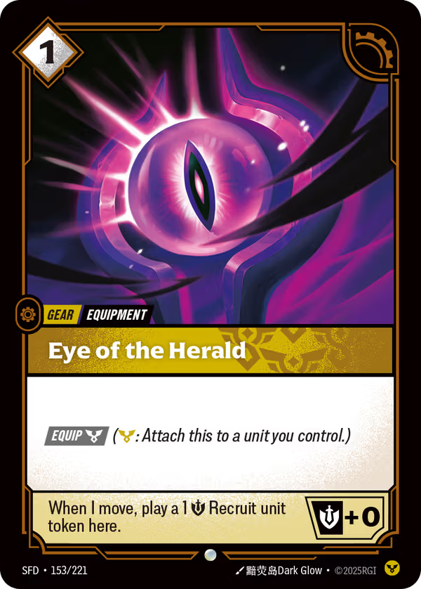 Eye of the Herald [SFD-153/221] [Spiritforged] [Foil]