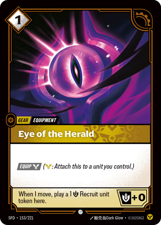 Eye of the Herald [SFD-153/221] [Spiritforged] [Foil]