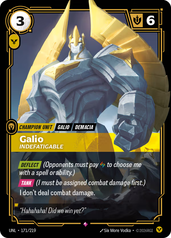 Galio, Indefatigable [UNL-171/219] [Unleashed]