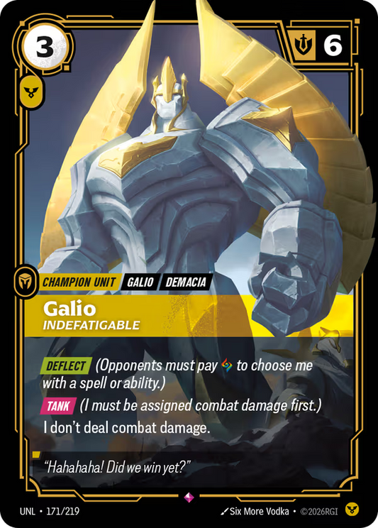Galio, Indefatigable [UNL-171/219] [Unleashed]