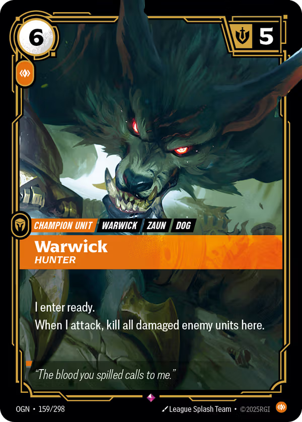 Warwick, Hunter [OGN-159/298] [Origins]