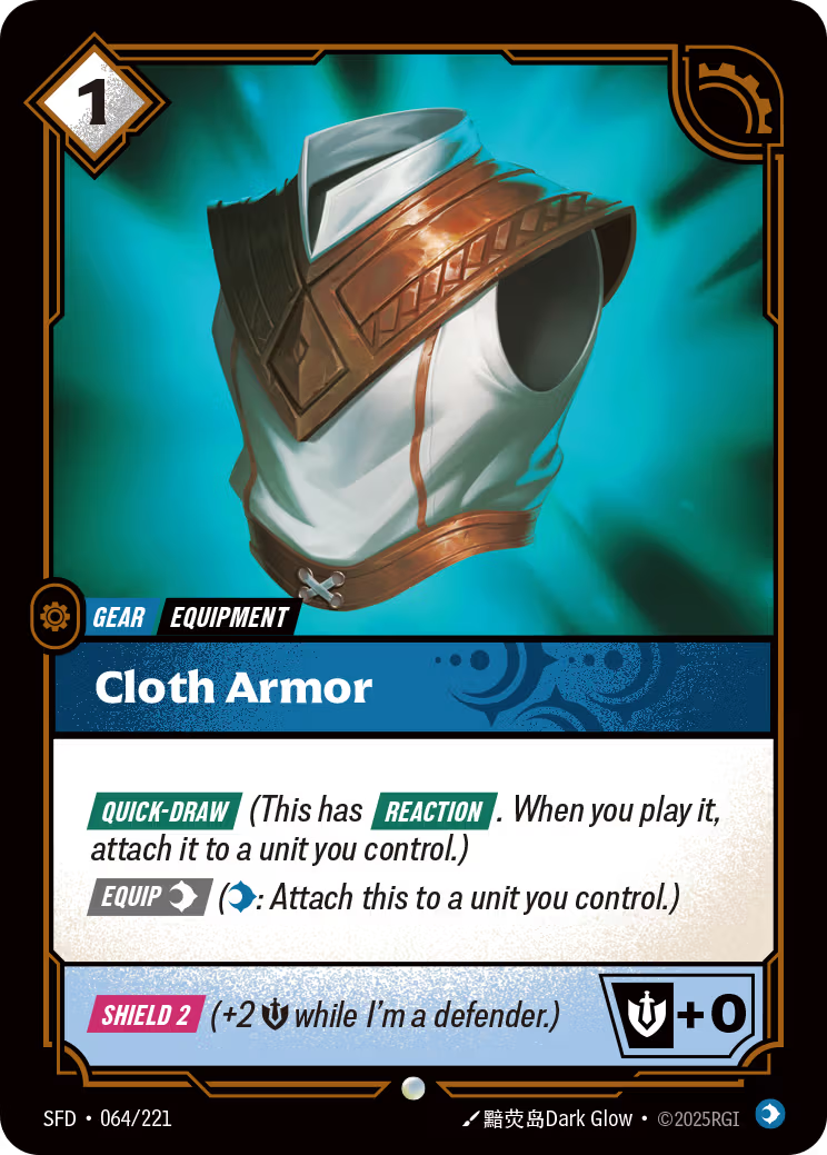 Cloth Armor [SFD-064/221] [Spiritforged]
