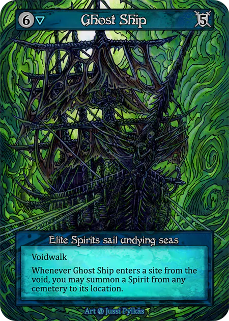 (FOIL) Ghost Ship - Beta* - NM
