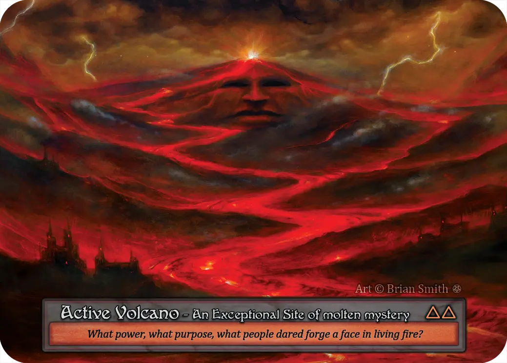 (FOIL) Active Volcano - Gothic - NM